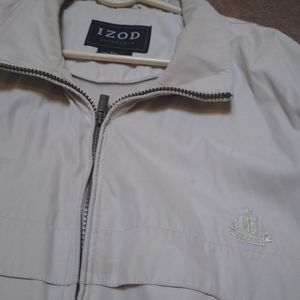 Izod XXL Beige sporty jacket